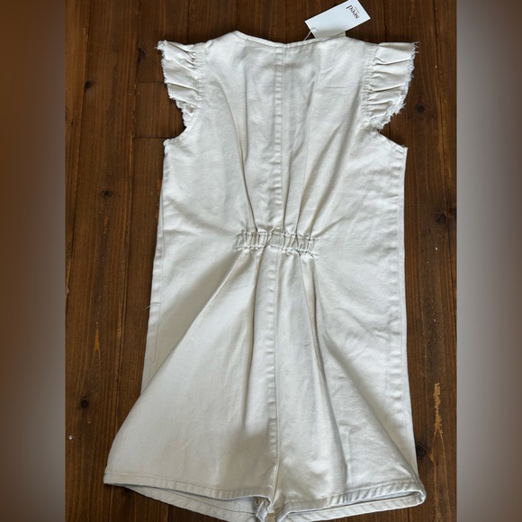 Seed Heritage Off-White Ruffled Sleeve Dress - Picture 4 of 5